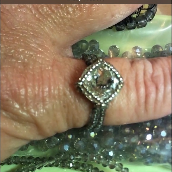 Jewelry - “Thunderstorm “ beaded Ring
